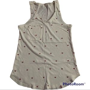 Fifth Sun Racer Back Hearts Top